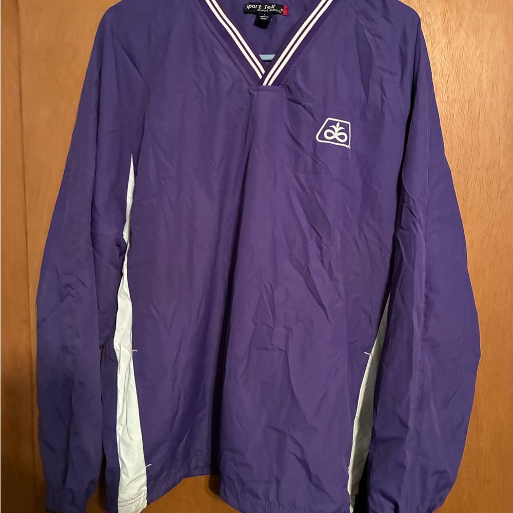 Pioneer Seed Sport-Tek Purple and White Pullover Unisex Medium